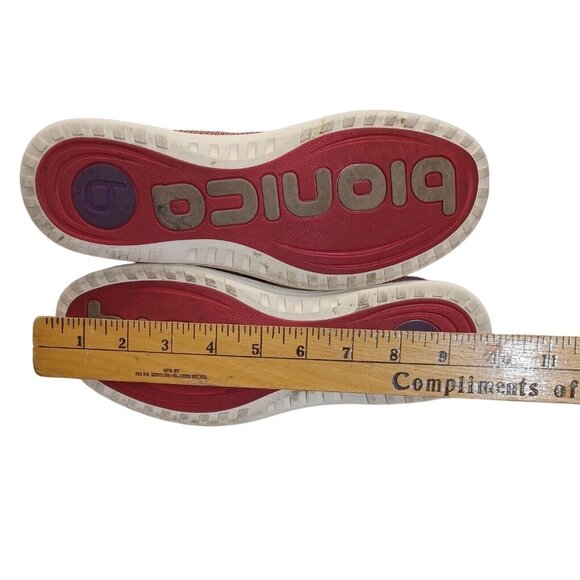 ✅Bionica Merigold RED Knit Slip-On Walking Shoes Women's 8.5 Comfort Sneakers👟 - Picture 9 of 11